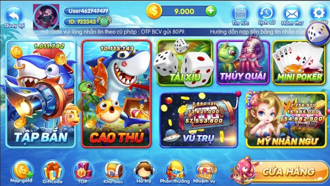 Chơi gì tại cổng game Bắn Cá VIP