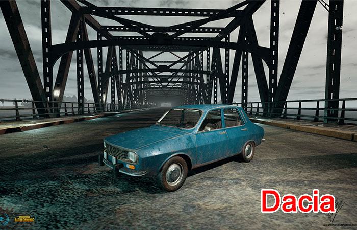 Dacia – Tốc độ nhanh thứ 2 các loại xe trong PUBG Mobile