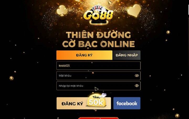 Điều kiện để trở thành người chơi của Go88 cực kỳ đơn giản