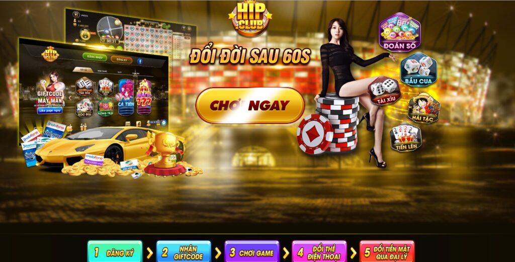 Đôi nét về cổng game bài trực tuyến Hip Club