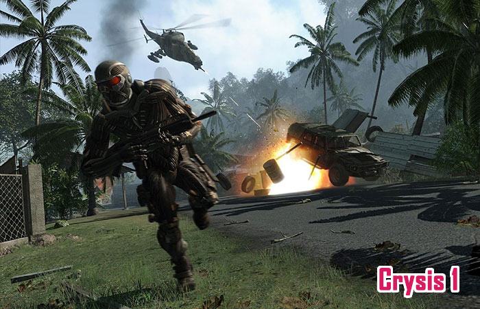 Game nhập vai bắn súng offline hay pc: Crysis 1