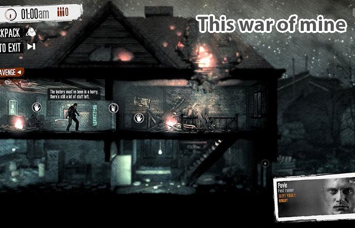 Game offline sinh tồn android: This war of mine