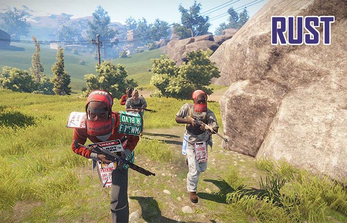 Game sinh tồn PC online Rust