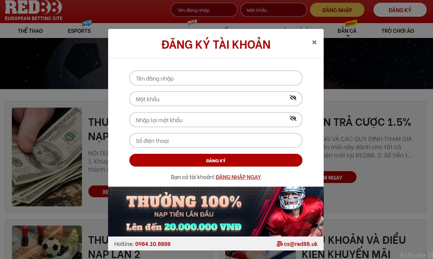 Game slot Red88 là điển hình