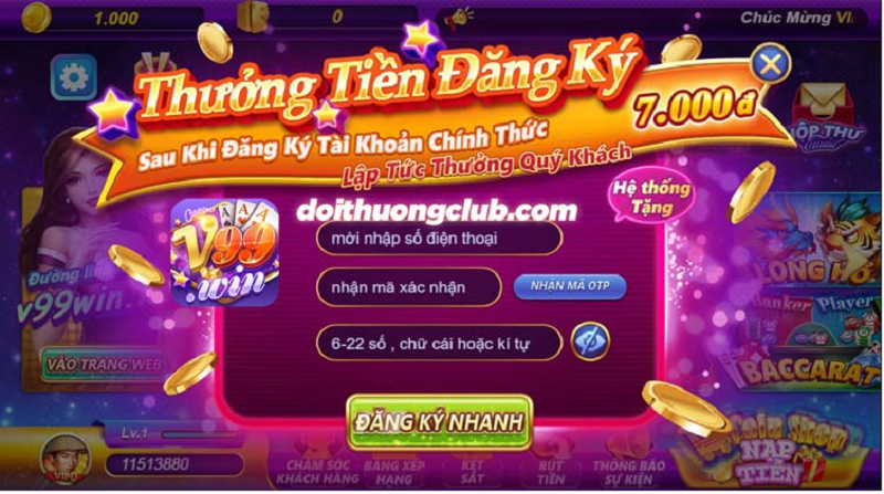 Giao diện ấn tượng của V99 win