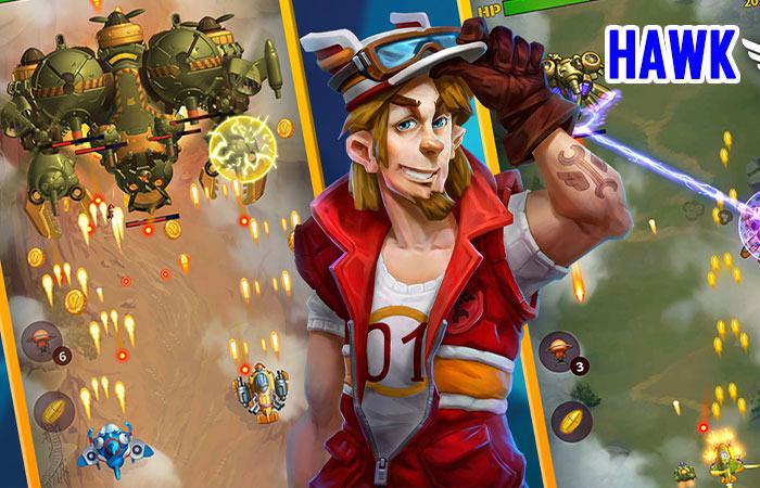 HAWK – game bắn máy bay 3d hay cho mobile