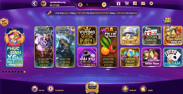 Hệ thống kho game đồ sộ và đỉnh cao