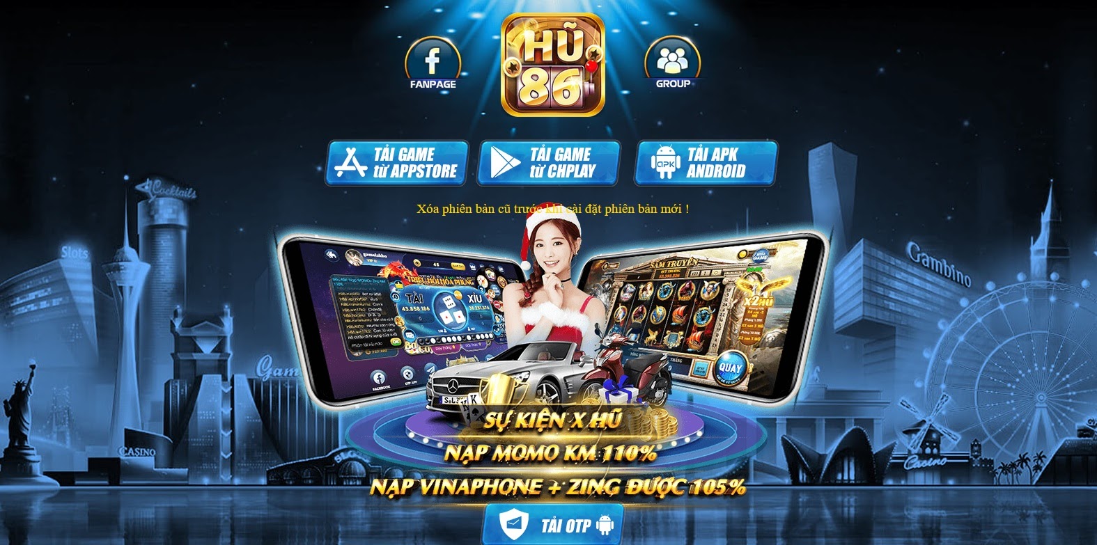 Nhận xe khủng khi chơi game ở Hu86 Club !