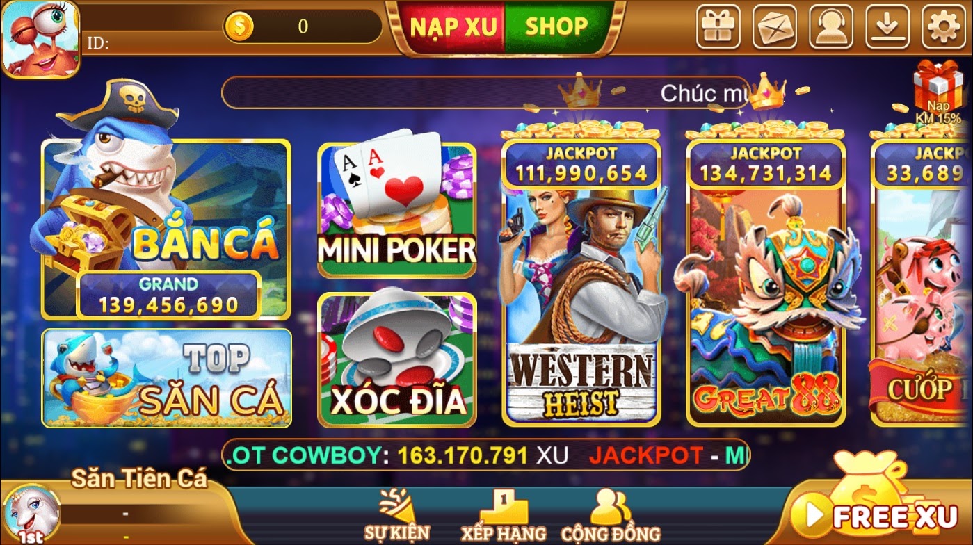 Những thay đổi đáng nhớ khi chơi game bài tại Xu Vàng 777