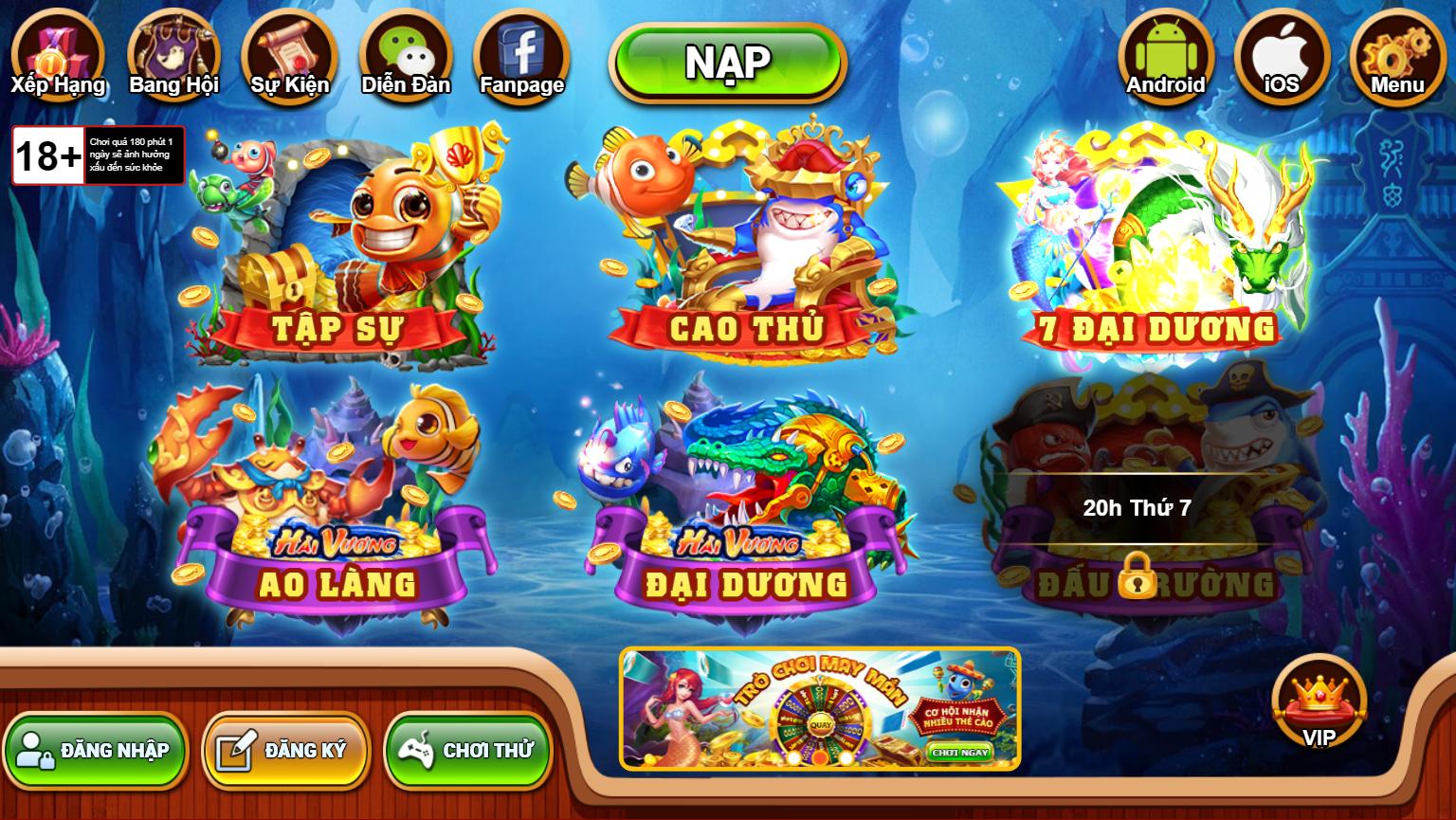 Siêu game chơi hấp dẫn tại VuaSanCa