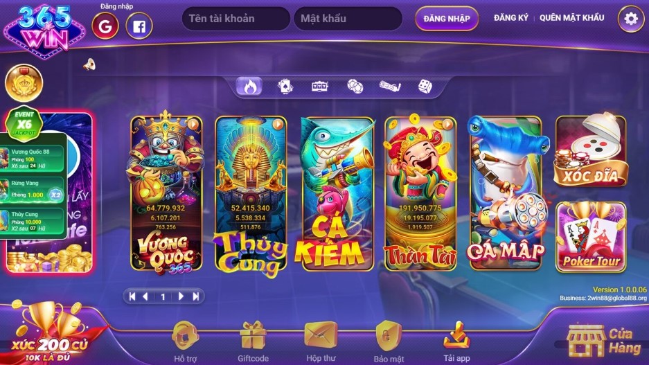 So sánh W365 với ZingPlay Những nét nổi bật về hai cổng game bài 