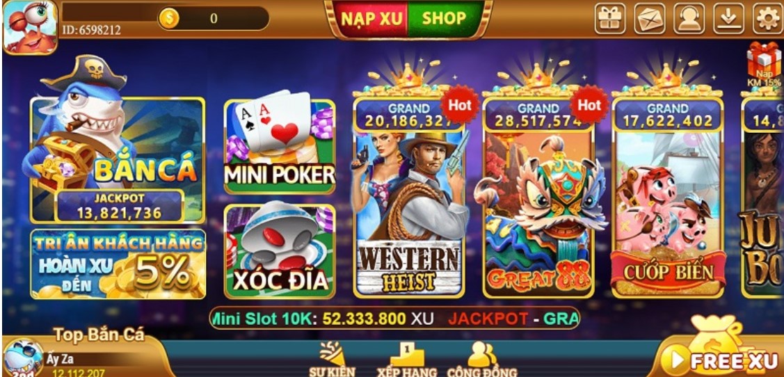 So sánh Xuvang777 với Rio66 về mặt đồ họa, giao diện của cổng game đổi thưởng.