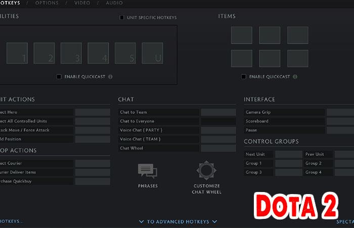 Sử dụng phím tắt trong Dota 2 thế nào cho đúng?