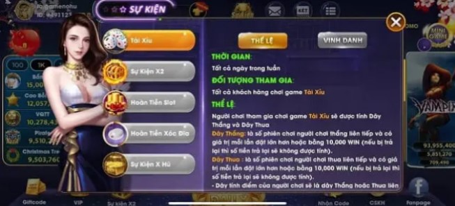 Tiếp theo là kho game