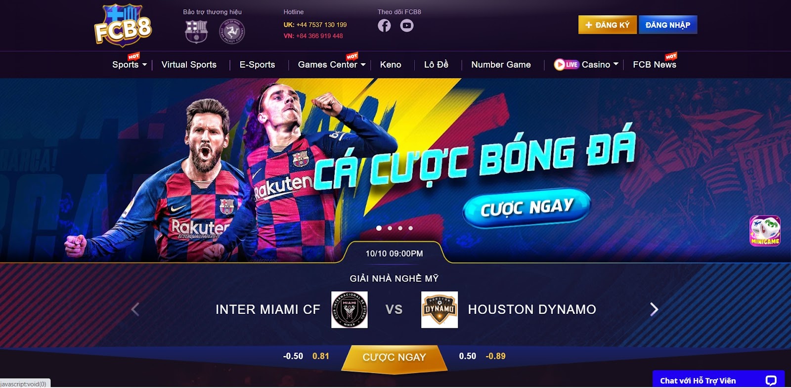 Tổng quan về nhà cái cá độ bóng đá uy tín FCB8